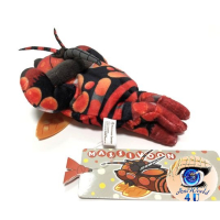 Officiële Pokemon center knuffel, Kuttari Buzzwole slapend 16cm lang 